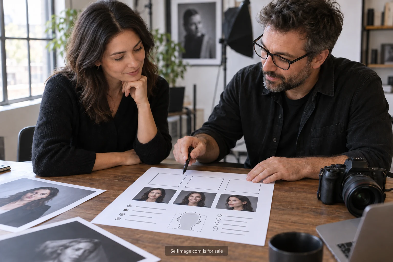 Write a portrait brief that still looks like you